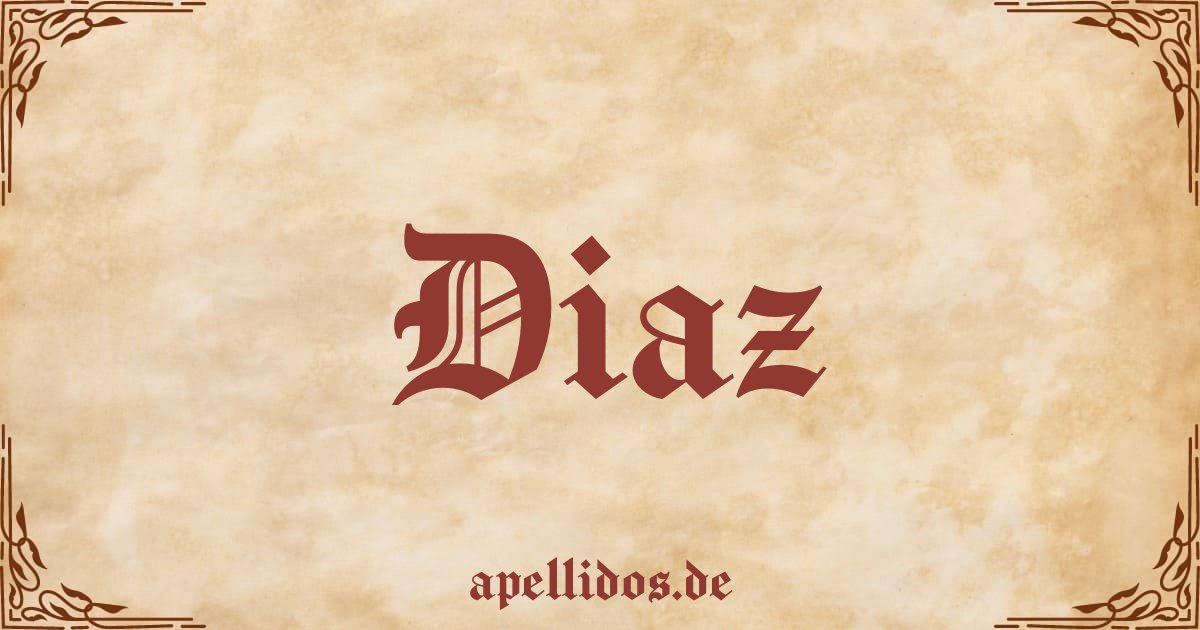 Apellido Diaz